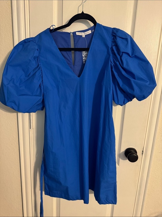 English Factory Dresses & Skirts - English Factory Royal Blue V-Neck Dress